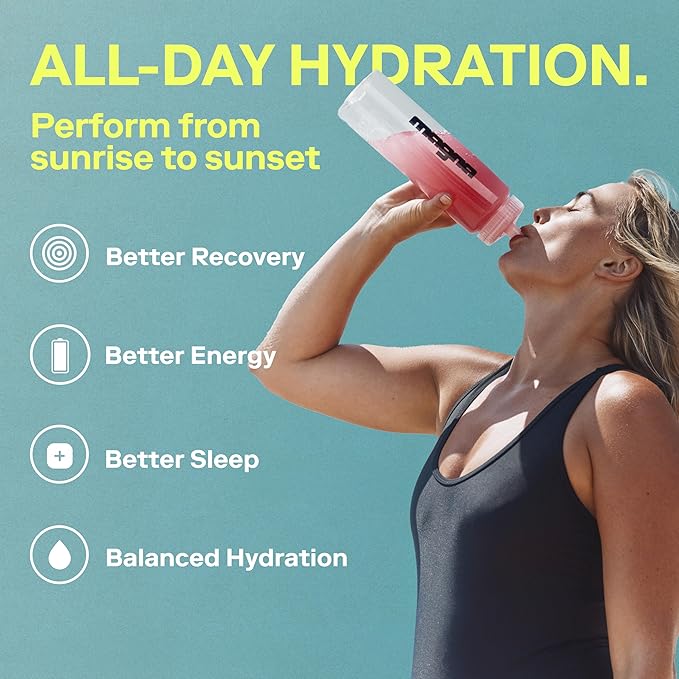 MAGNA Electrolyte Powder Drink Mix for Hydration, Energy & Focus Support with Magnesium L