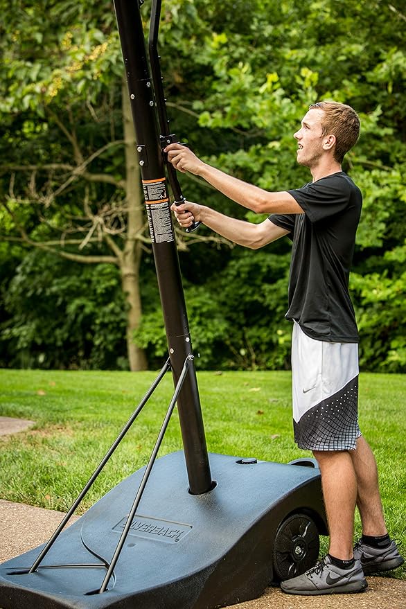 Silverback NXT Portable Adjustable 10ft Outdoor Basketball Hoop - 50" and 54" Basketball Goal