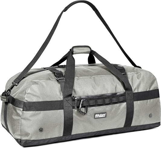 Fitdom 132L 36" Heavy Duty Extra Large Sports Gym Equipment Travel Duffel Bag W/Adjustable Shoulder