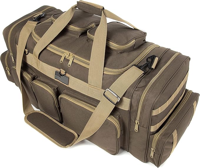 K-Cliffs Tactical Range Duffel Heavy Duty Large Gear Duffle Durable Quality Travel Sports Gym