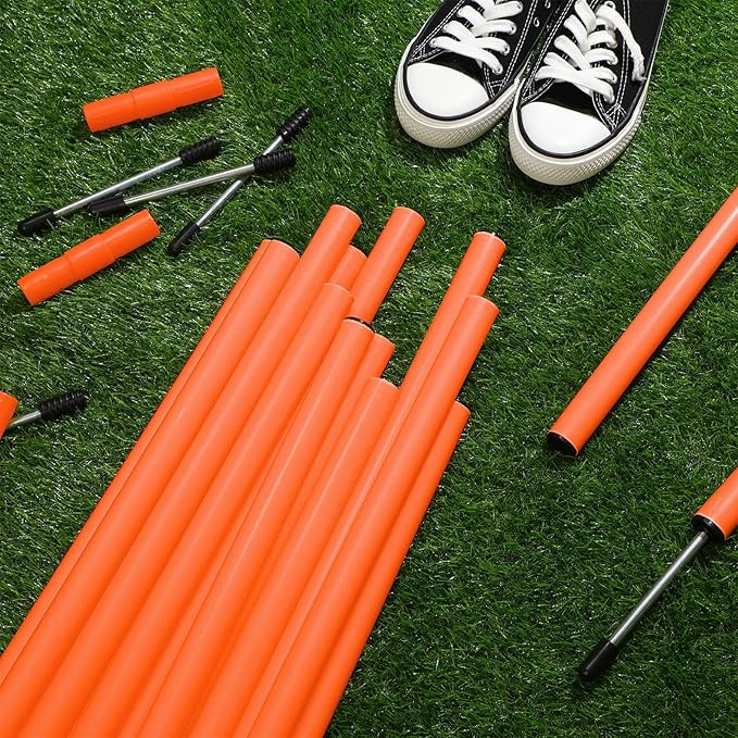 Blulu Training Agility Poles 5ft Forza Slalom Adjustable Soccer Training Poles Soccer Sticks