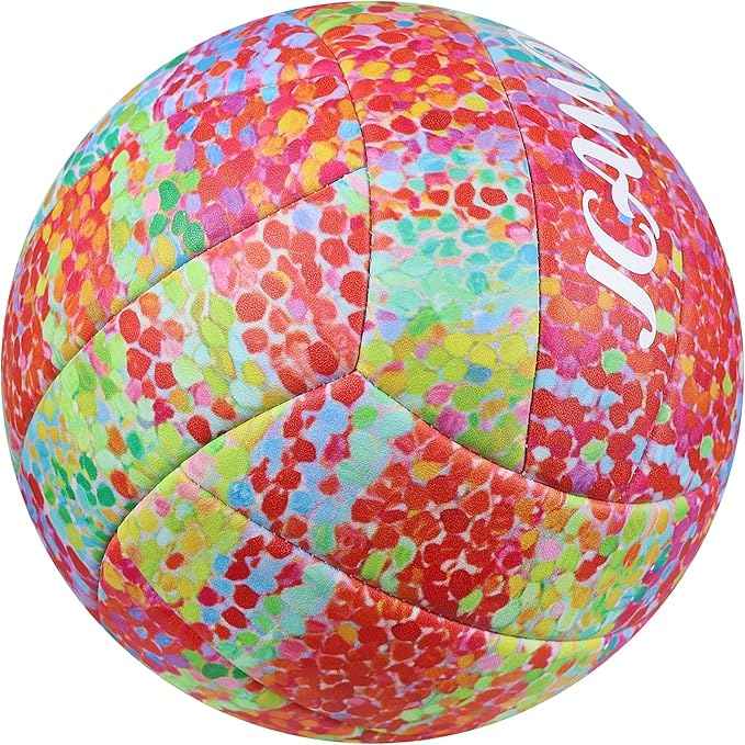 Volleyball Size 5 - Premium PU Leather, Ultra-Durable Soft to The Touch for Youth, Adults, Ideal