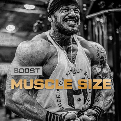 HOSSTILE Creatine Monohydrate Powder for Men & Women, Micronized, Improve Muscle Size, Strength &
