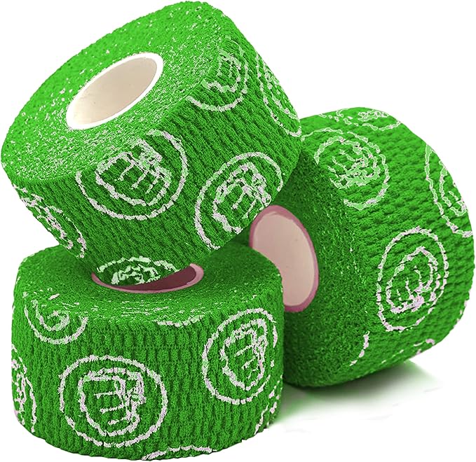 WOD Nation Flexible Hook-Grip Athletic Tape – Easy-Tear, Sweat-Proof Thumb & Finger Strips for