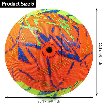 YANYODO Swimming Pool Waterproof Beach Volleyball, Soft Indoor Outdoor Size 5 Volleyball with Pump