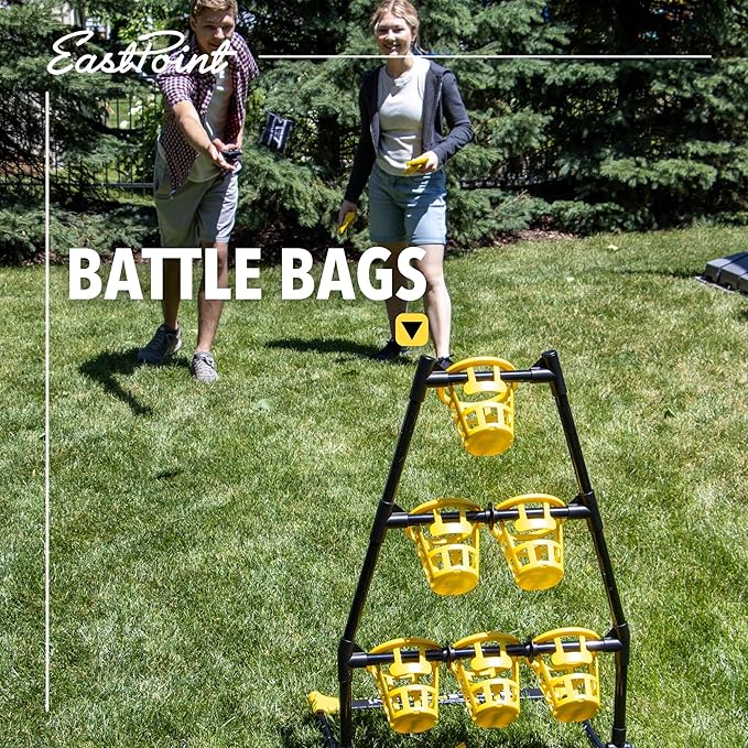 EastPoint 3-in-1 Battle Bag Battle Pack – 1 Easy to Convert Target - Bean Bag Toss Pong