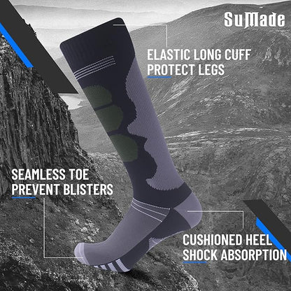 Waterproof Socks, Men Women Knee High Hiking Kayaking Socks 1 Pair