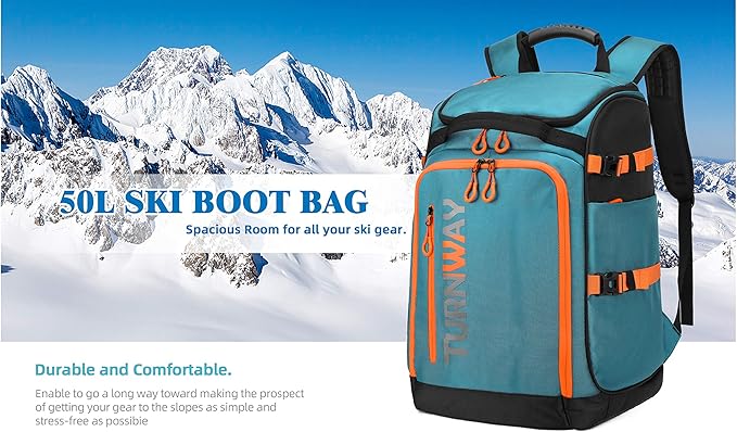 Ski/Snowboard Boot Bag/Skating Bag | Excellent for Store and Transport Gear, Jacket, Helmet