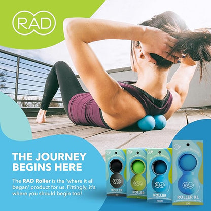 RAD XL Peanut Massage Ball ??High Density Yoga Deep Tissue Roller Ball ??Myofascial Release for
