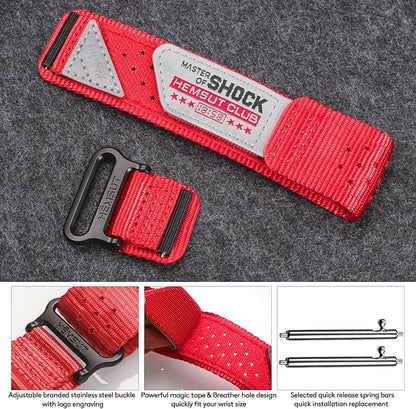 20mm Nylon Band Compatible with Garmin Vivoactive6/5/3,Forerunner 165/55/645/245 Music, 20mm Soft