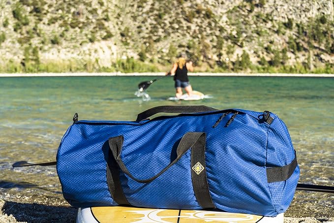 North Star Sports Foldable Duffle Bag for Travel, Gym & Outdoor Camping | Tough and Packable Sport
