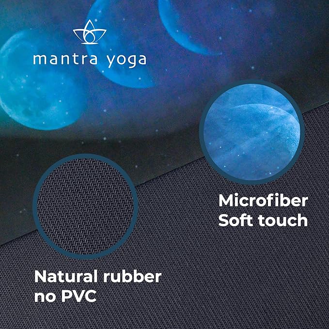 Mantra Yoga Travel PRO 1.5mm - Foldable Fitness & Exercise Mat with Bag | Lightweight, Compact &