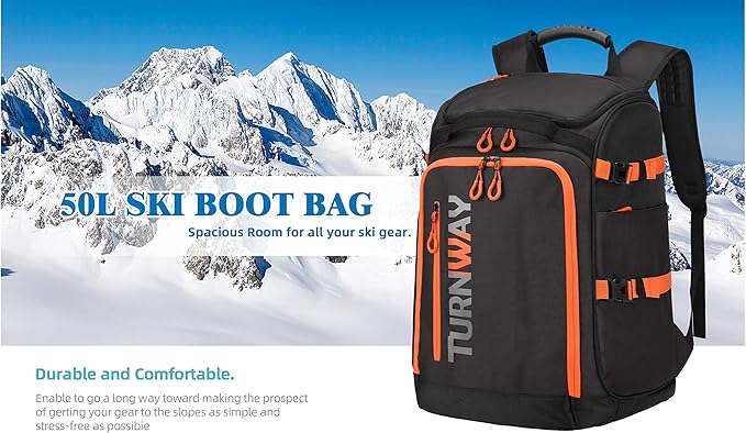 Ski/Snowboard Boot Bag/Skating Bag | Excellent for Store and Transport Gear, Jacket, Helmet