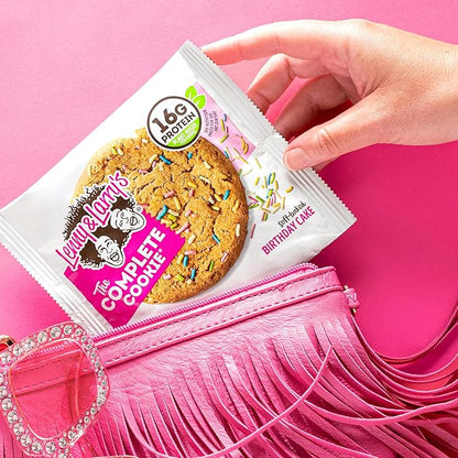 Lenny & Larry's The Complete Cookie, Birthday Cake, Soft Baked, 16g Plant Protein, Vegan, Non-GMO