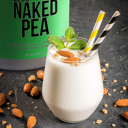 NAKED Pea - Vanilla Pea Protein - Pea Protein Isolate from North American Farms - 5lb Bulk, Plant