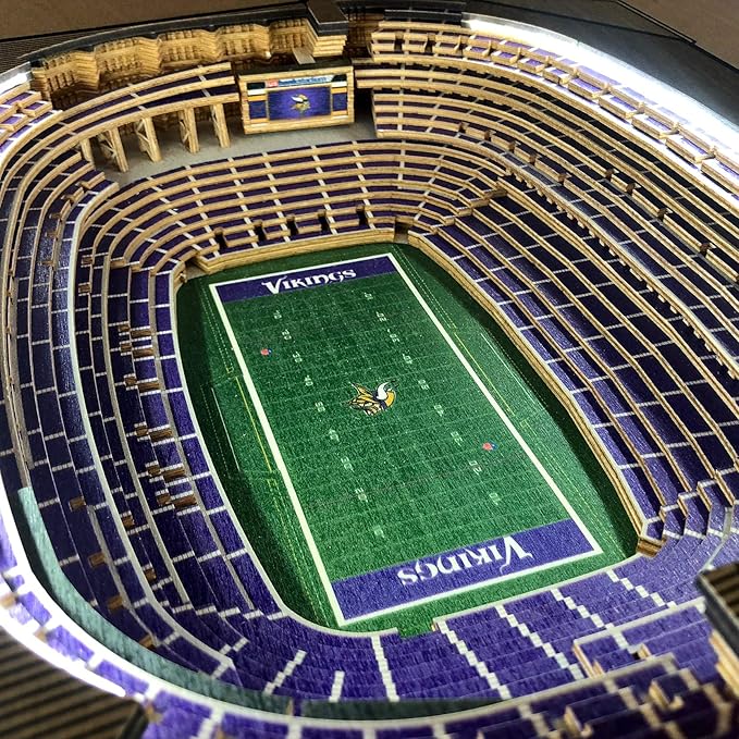 YouTheFan NFL 25-Layer StadiumViews Lighted End Table
