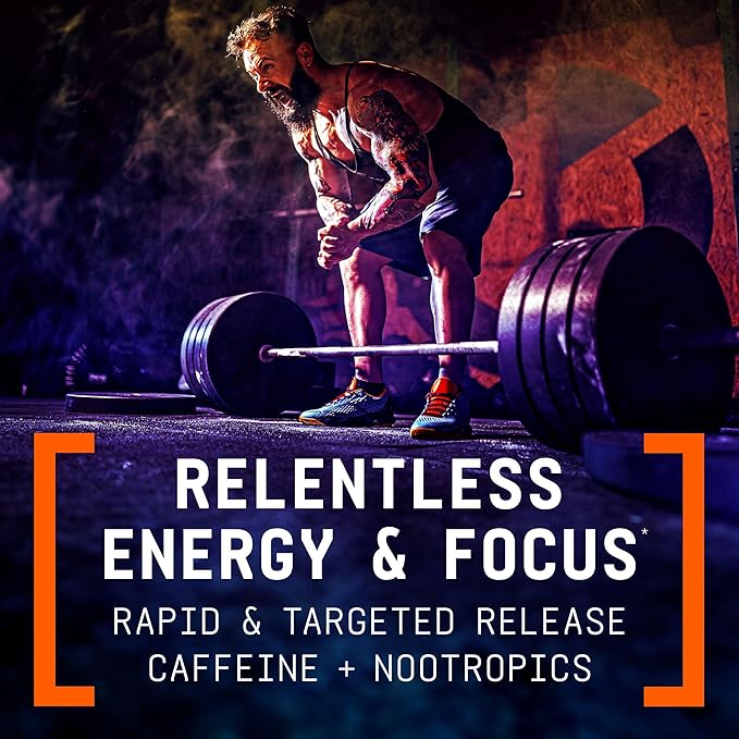 BEYOND RAW LIT V2 Clinical Strength Pre Workout Powder, Hits Harder, Bigger Pumps, Caffeine