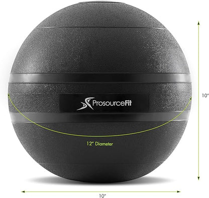 ProsourceFit Slam Medicine Balls 5, 10, 15, 20, 25, 30, 50lbs Smooth and Tread Textured Grip Dead