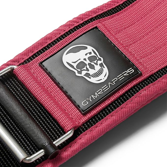 Gymreapers Quick Locking Weight Lifting Belt for Men Gym Belt for Powerlifting Deadlift Belt with 4