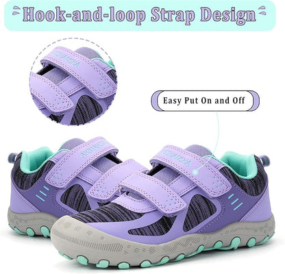Mishansha Kids Hiking Boots Toddler Girls Boys Hiking Shoes Water-Resistant Anti-Collision Non-Slip