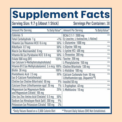 NativePath Native Hydrate Stick Packs, Sugar Free Electrolytes Powder with BCAAs, Tangerine