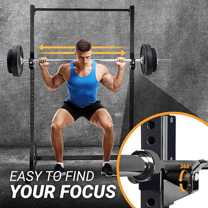 Yes4All Power Rack J-Hooks & Attachments ??Heavy Duty Barbell Holders Compatible with 2x2 & 3x3
