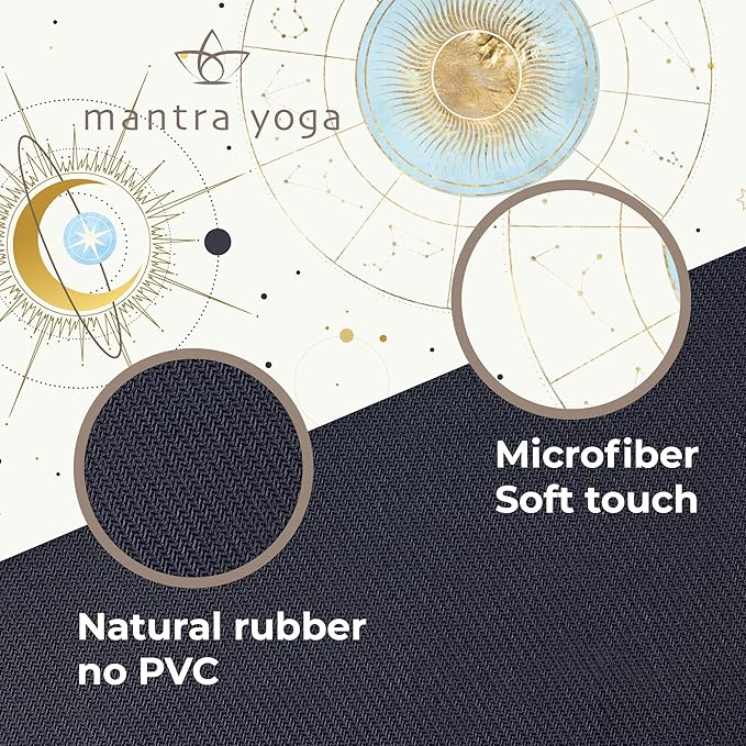 Mantra Yoga Travel PRO 1.5mm - Foldable Fitness & Exercise Mat with Bag | Lightweight, Compact &