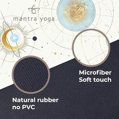 Mantra Yoga Travel PRO 1.5mm - Foldable Fitness & Exercise Mat with Bag | Lightweight, Compact &