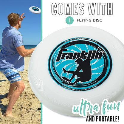 Franklin Sports Flying Disc - Disc for Beach, Backyard, Lawn, Park, Camping - 140 or 175 Grams