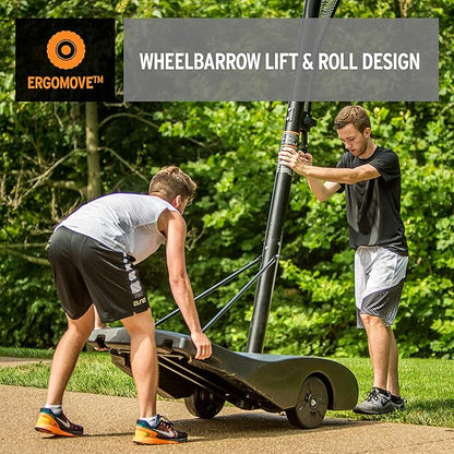 Silverback NXT Portable Adjustable 10ft Outdoor Basketball Hoop - 50" and 54" Basketball Goal