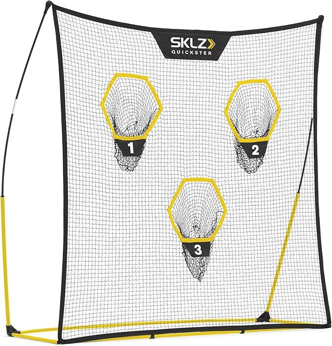 SKLZ Quickster Football Net: Portable, Durable Training Goal for Football Practice – Easy Setup