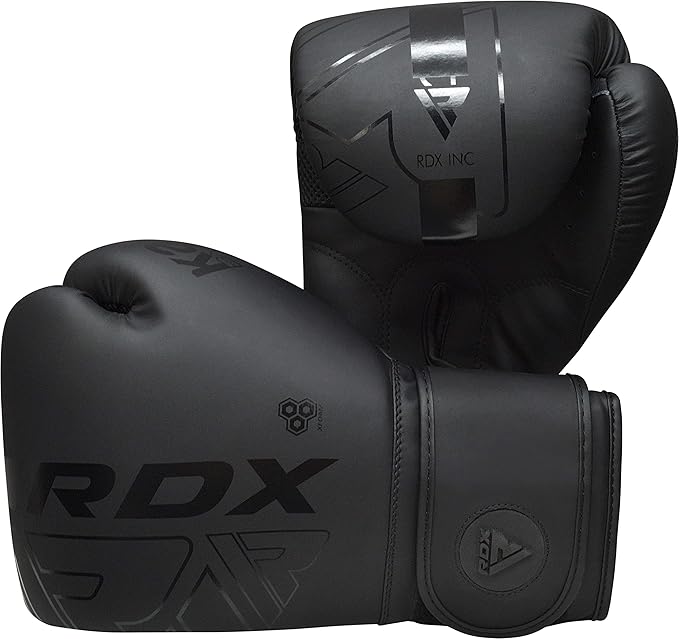 RDX Boxing Gloves, Pro Training Sparring, Maya Hide Leather, Muay Thai MMA Kickboxing, Men Women