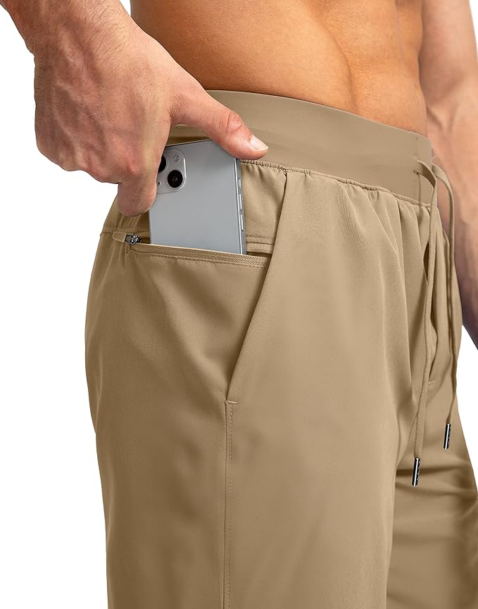 Men's Running Shorts with Zipper Pockets 9 Inch/ 7 Inch / 5 Inch Lightweight Quick Dry Gym Workout