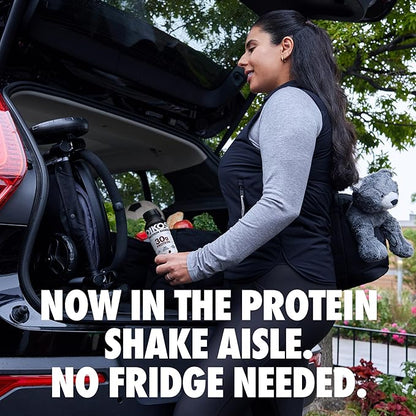 Oikos Protein Shake, Salted Caramel, 30g High Protein Drinks, Shelf Stable, Ready to Drink, 5g