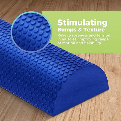Bean Products High-Density EVA Foam Rollers | Deep Tissue Massager | Myofascial Release Textured