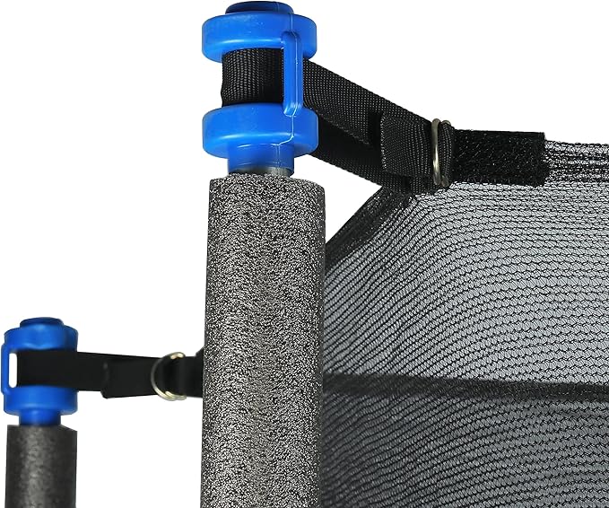 Trampoline Replacement Safety Enclosure Net for 6 Straight Poles Round Frame Trampolines