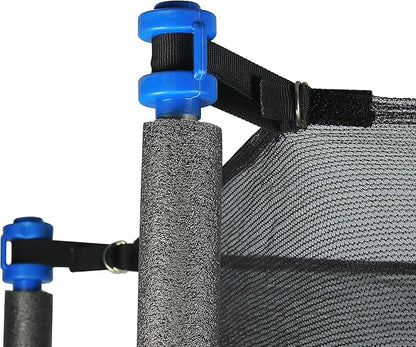 Trampoline Replacement Safety Enclosure Net for 6 Straight Poles Round Frame Trampolines