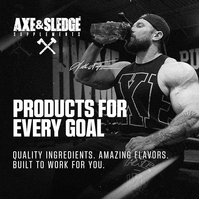 Axe & Sledge Farm Fed 100% Whey Protein Isolate | 25g Protein | Low Carb, Low Sugar, Gluten Free |