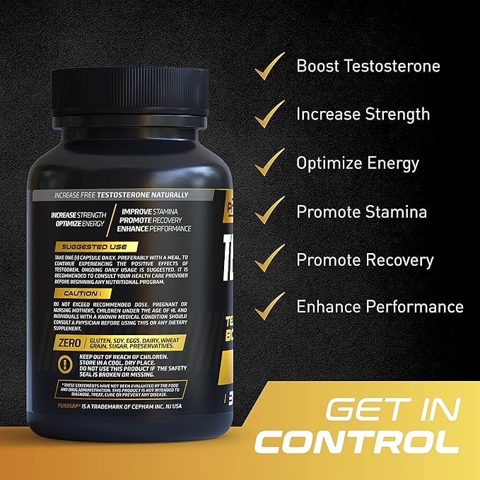 Testodren Advanced Testosterone Booster for Men | Natural Stamina, Endurance, Energy & Strength