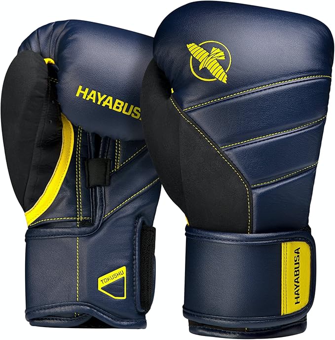 Hayabusa T3 Boxing Gloves for Men and Women Wrist and Knuckle Protection, Dual-X Hook and Loop