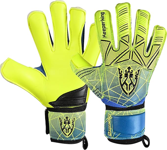 Soccer Goalie Goalkeeper Gloves for Kids Boys Youth & Adult,Latex Strong Grip Palms with Removable