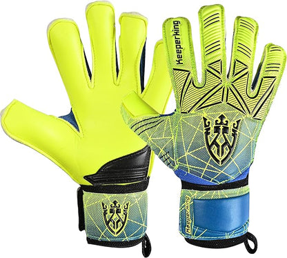 Soccer Goalie Goalkeeper Gloves for Kids Boys Youth & Adult,Latex Strong Grip Palms with Removable