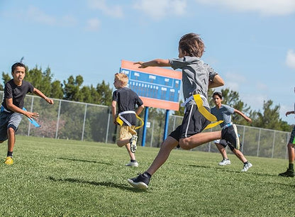 SKLZ 10 Man Flag Football + End Zone Pylons, Complete Indoor & Outdoor Training Set
