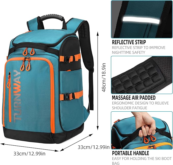 Ski/Snowboard Boot Bag/Skating Bag | Excellent for Store and Transport Gear, Jacket, Helmet