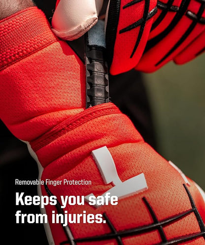 T1TAN Beast Goalkeeper Gloves - with Finger Protection - Soccer Goalie Gloves Adult - Professional