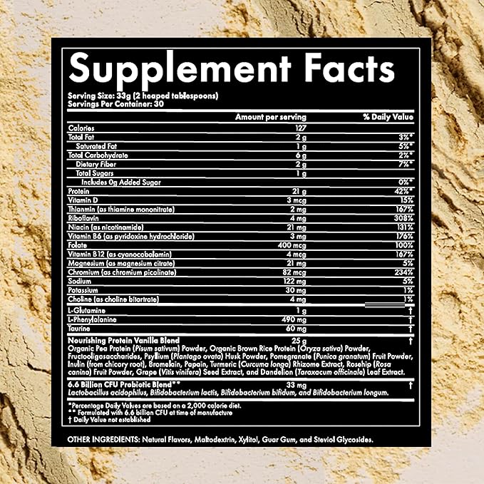 WelleCo Vegan Protein Powder, Gluten Free Premium Organic Sprouted Brown Rice & Pea Protein Blend