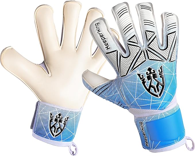 Soccer Goalie Goalkeeper Gloves for Kids Boys Youth & Adult,Latex Strong Grip Palms with Removable
