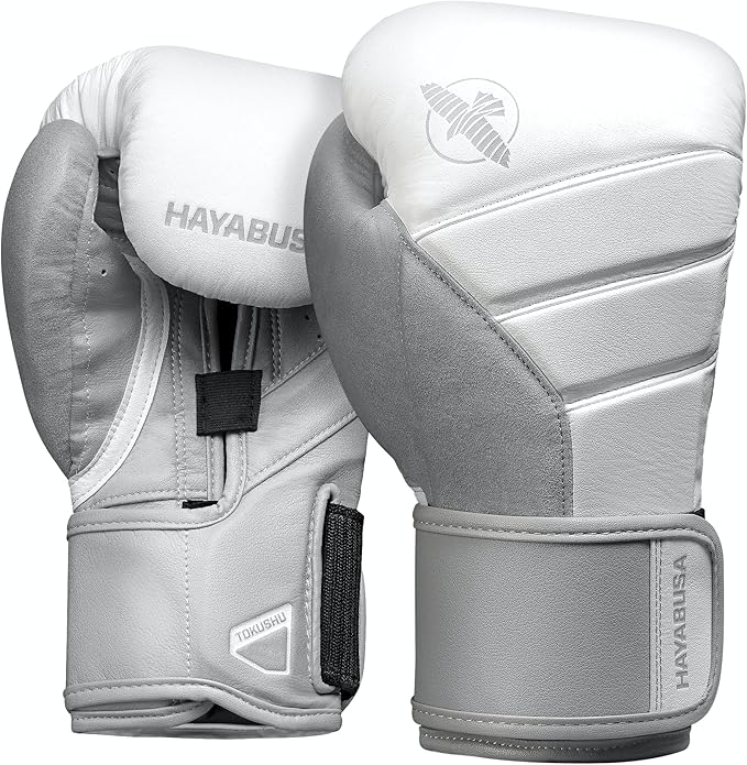 Hayabusa T3 Boxing Gloves for Men and Women Wrist and Knuckle Protection, Dual-X Hook and Loop
