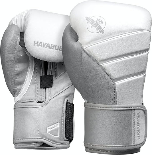 Hayabusa T3 Boxing Gloves for Men and Women Wrist and Knuckle Protection, Dual-X Hook and Loop