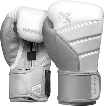 Hayabusa T3 Boxing Gloves for Men and Women Wrist and Knuckle Protection, Dual-X Hook and Loop